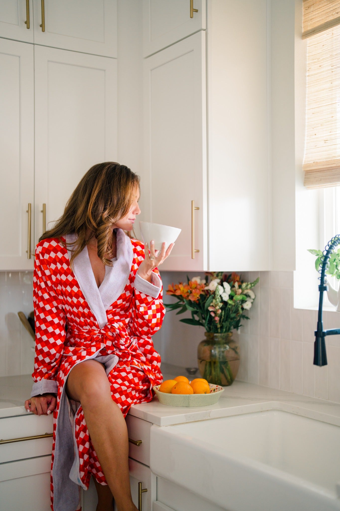 Argyle Robe kitchen lifestyle view