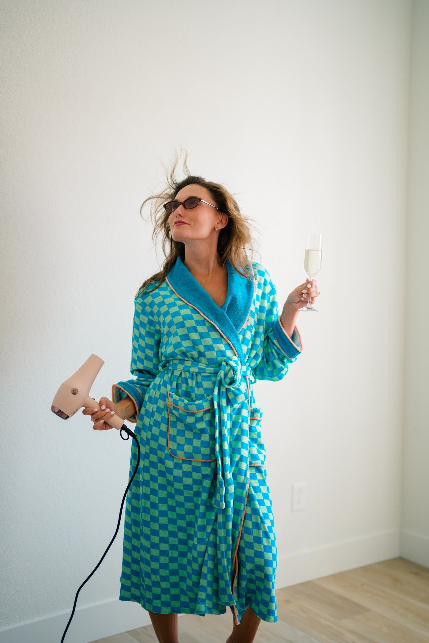 Check Robe by The Market Wife